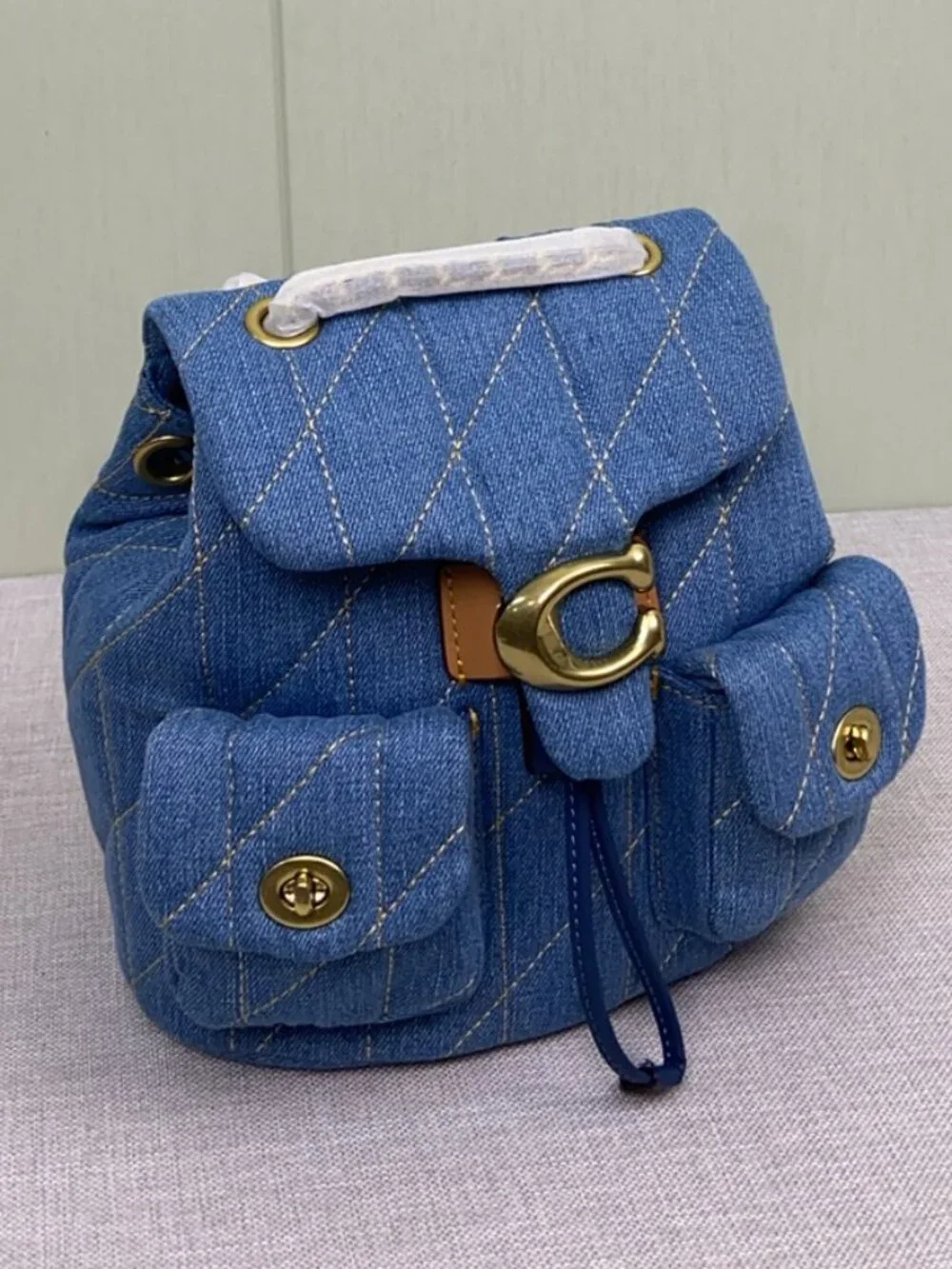 Coach denim antique